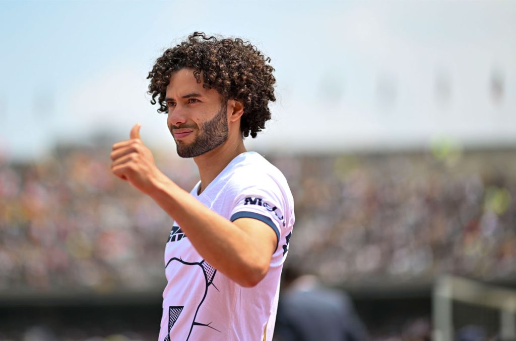 César Huerta está brillando con los Pumas de la UNAM