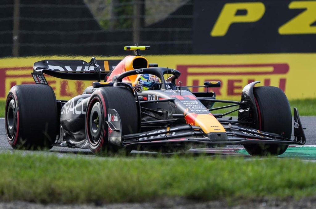 Checo Pérez en la clasificación del Gran Premio de Japón