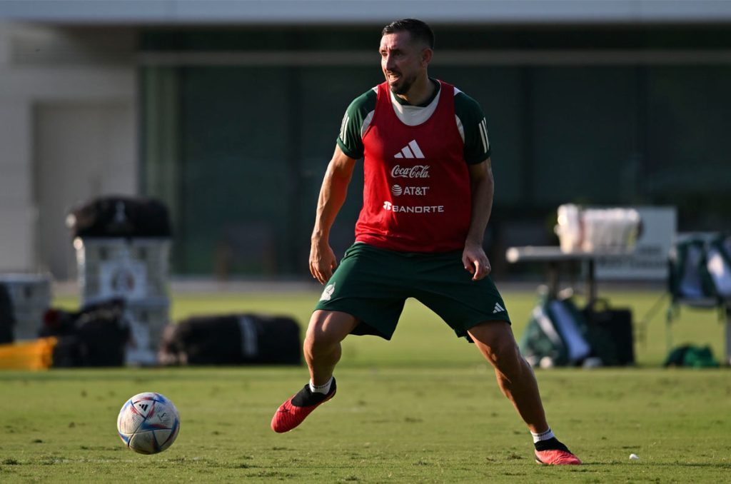 Héctor Herrera, uno de los futbolistas más experimentados del Tricolor