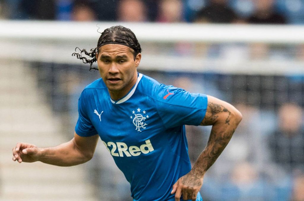 Gullit Peña en su paso por el Rangers de Escocia