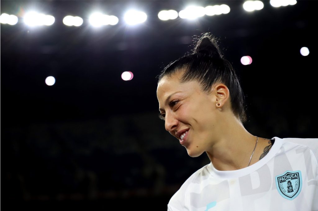 Jennifer Hermoso, futbolista de las Tuzas de Pachuca