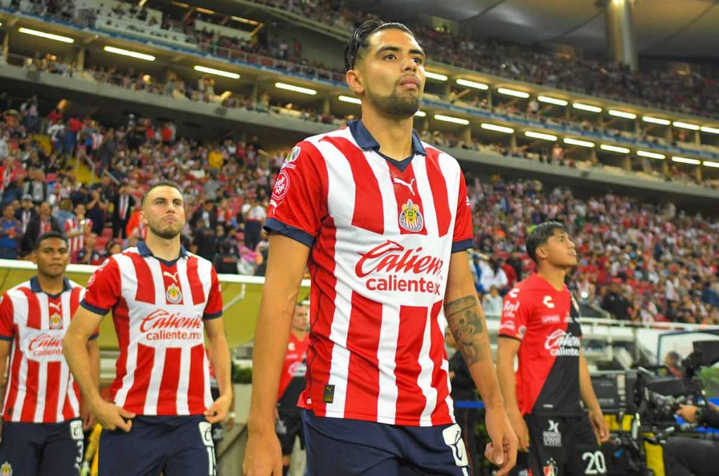 Ricardo Marín, delantero de las Chivas de Guadalajara