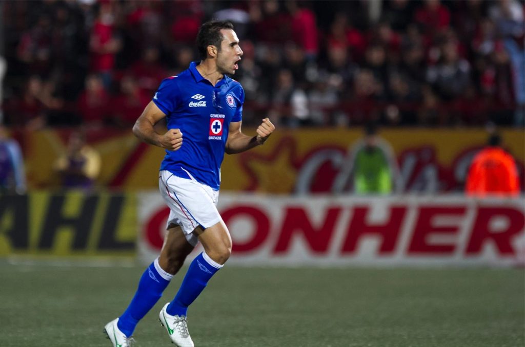 Alejandro Castro en su etapa como jugador de Cruz Azul