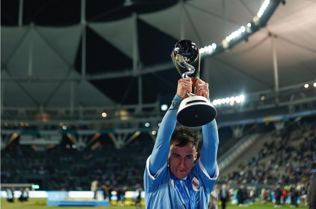 Franco González fue campeón del mundo con Uruguay y ahora, buscado por Cruz Azul