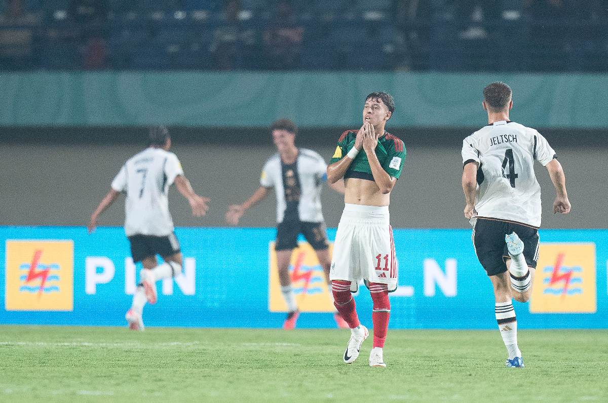El mal debut de México en el Mundial Sub-17 contra Alemania