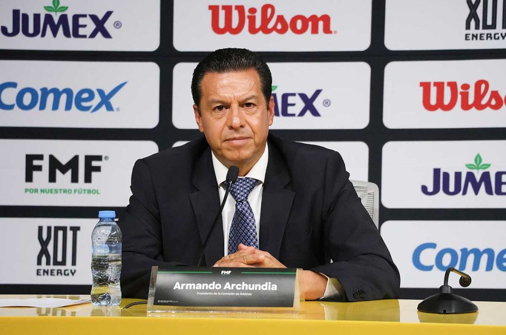 Armando Archundia sale a dar la cara sobre el comunicado de advertencia a árbitros