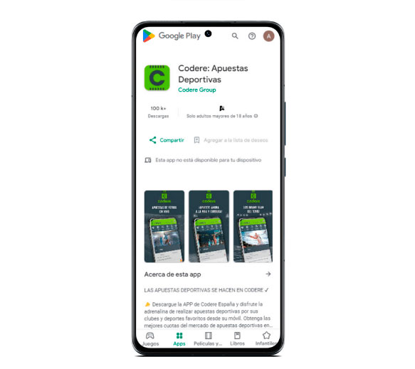 Codere App: Cómo descargarla y aprovechar sus funciones