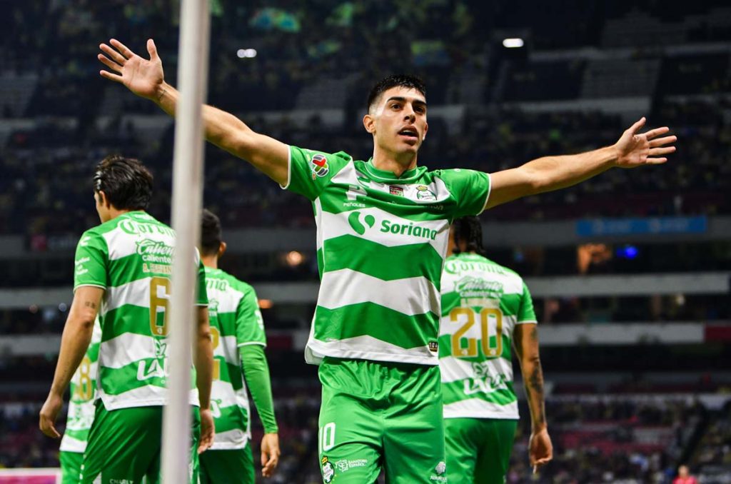 Juan Brunetta, uno de los jugadores más desequilibrantes en la Liga MX con Santos Laguna