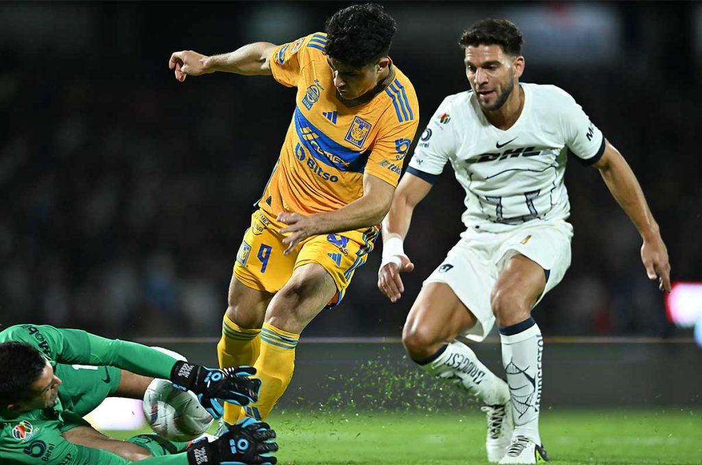 Tigres termina por imponerse a Pumas en la ida de las semifinales del AP23 0