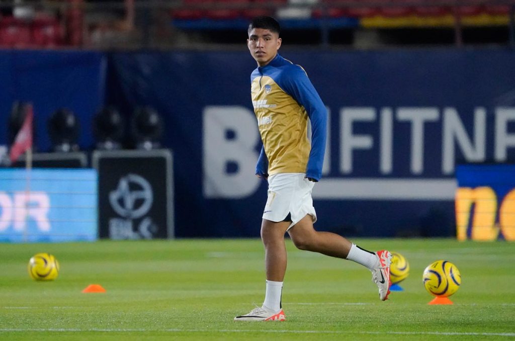 Piero Quispe tuvo su debut con los Pumas de la UNAM en el torneo Clausura 2024