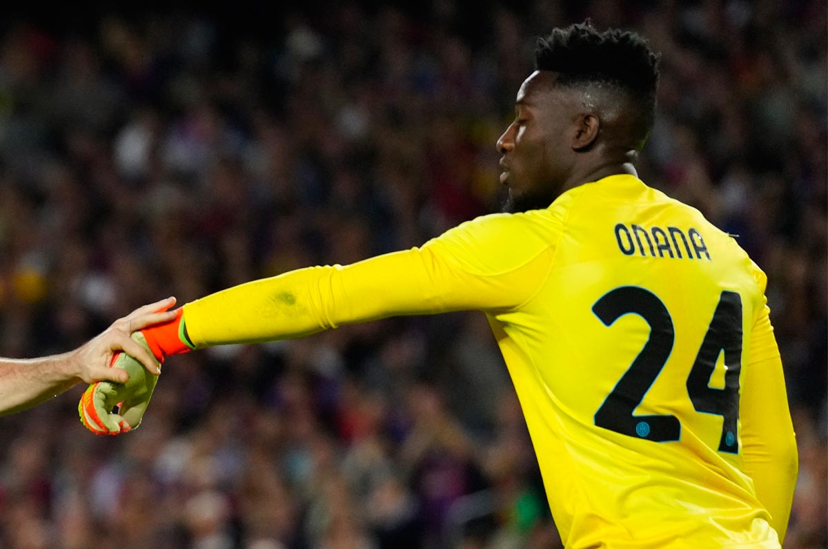 Andre Onana. El guardameta de Camerún fue sancionado por dopaje por la UEFA en febrero de 2021. La sustancia que se encontró fue la furosemida y fue sancionado por ocho meses. 