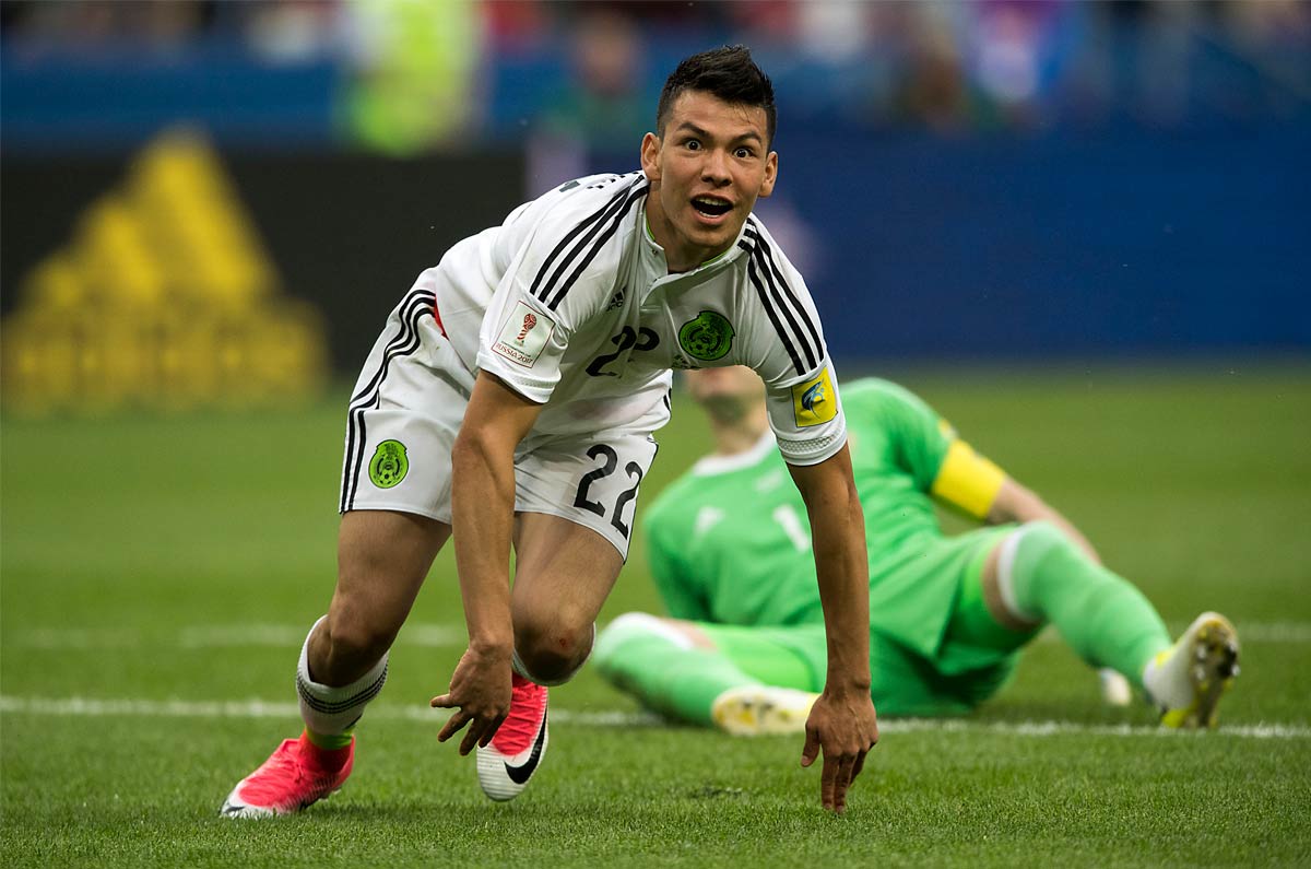 Un gol inolvidable para Lozano el que hizo ante Rusia en la Copa Confederaciones 2017 y que significó un triunfo del Tricolor ante el anfitrión