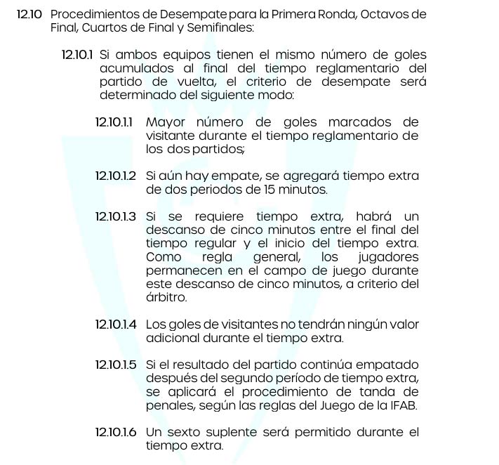 El criterio de desempate para la fase de clasificación en la Concacaf