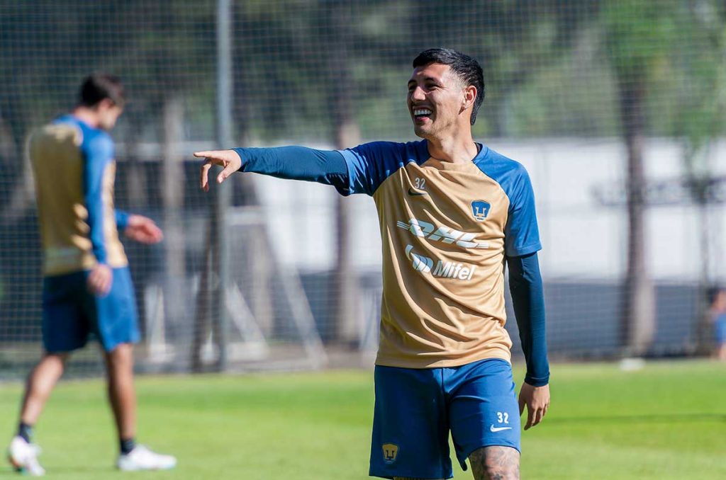 Leo Suárez feliz de haber fichado por Pumas de Gustavo Lema