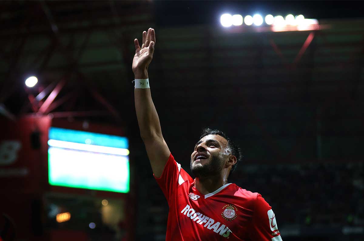 Alexis Vega teniendo un resurgir futbolístico con Toluca