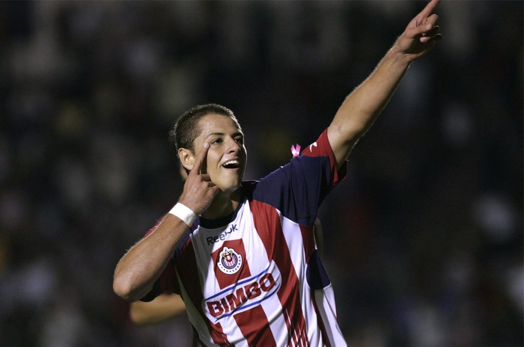 Durante apenas tres juegos, Chicharito fue incapaz de anotar un gol vs América