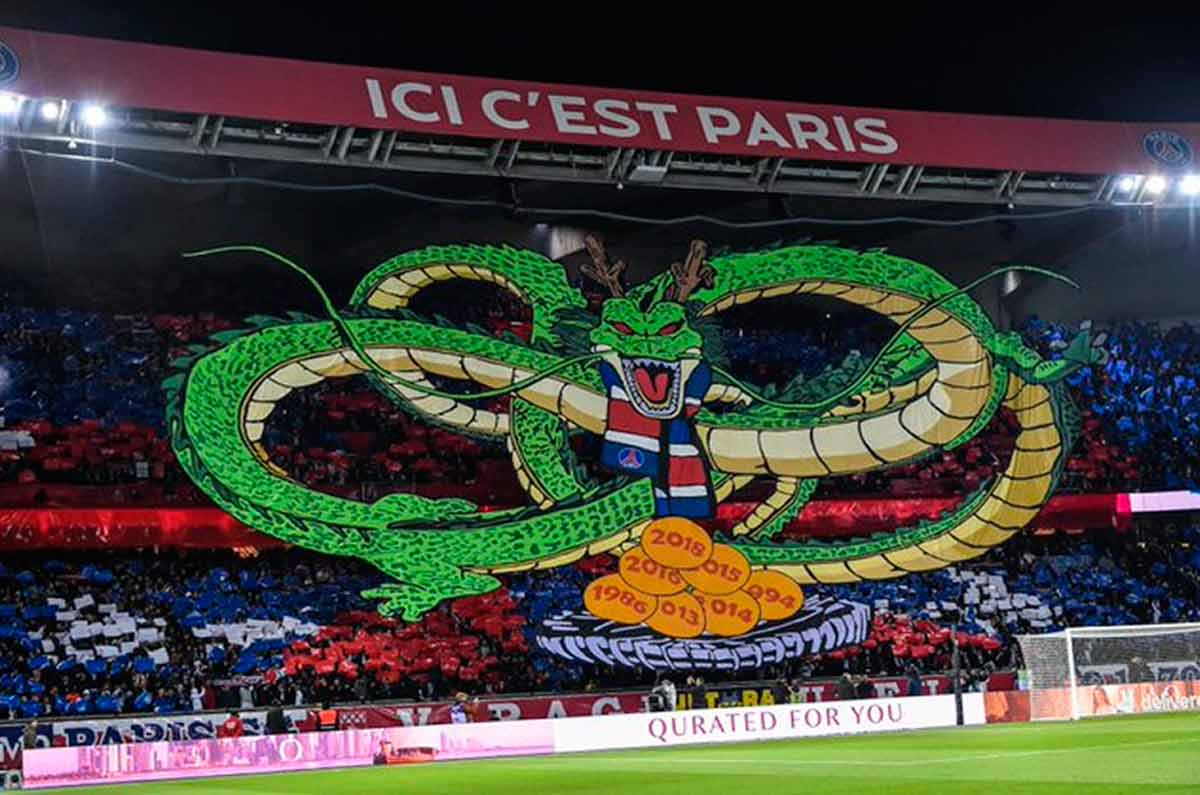 El PSG repitió la dosis con el famoso Dragón y sus esferas