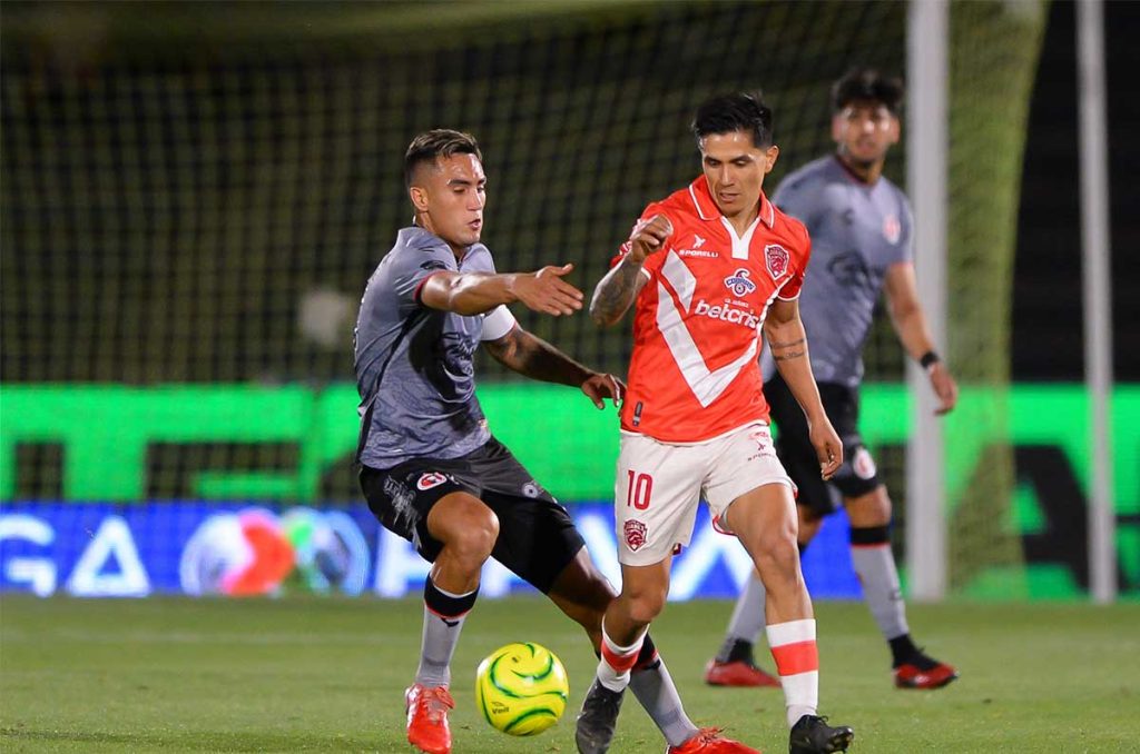 Dieter Villalpando sí terminó por mermar al Atlético de San Luis 0