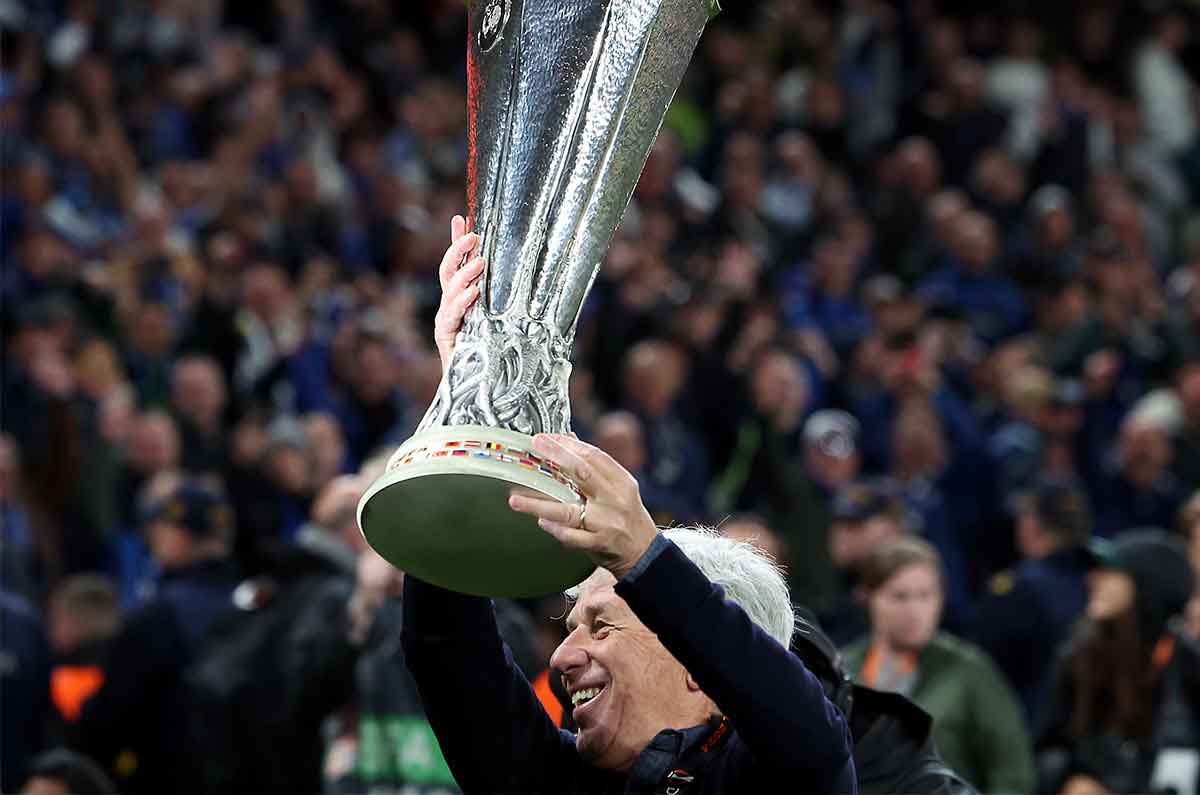 Gasperini en la obtención del campeonato