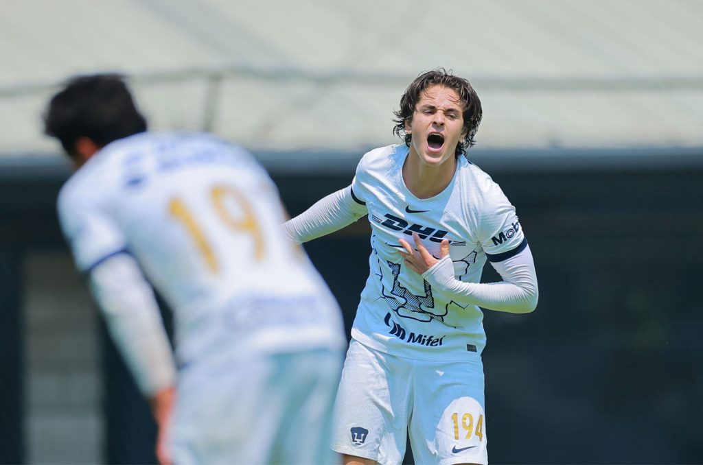 Leonardo Samano, uno de los jugadores que se han destacado de los Pumas Sub-23