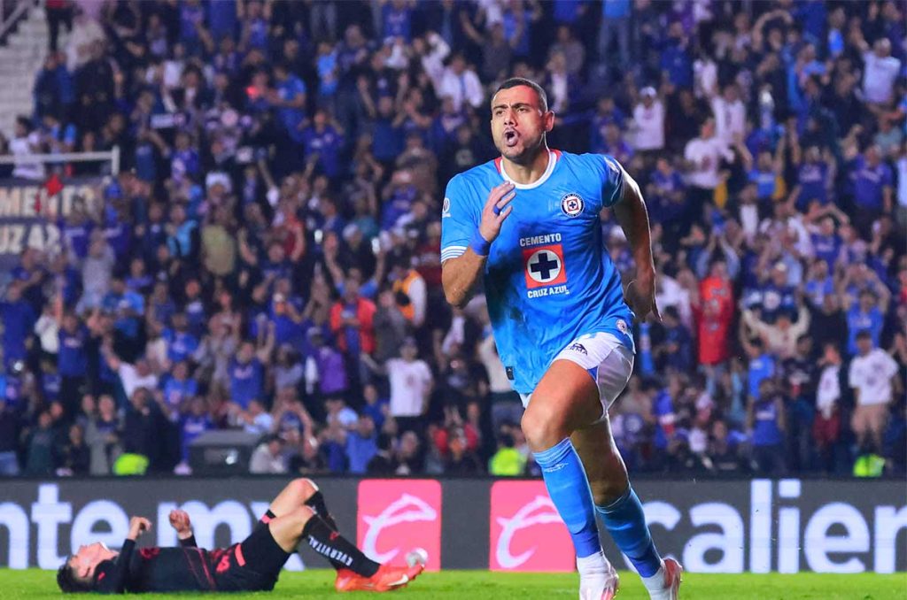 Cruz Azul golea a Tijuana de Osorio y ratifica su buen momento