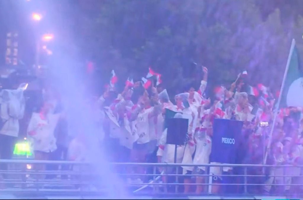 Delegación Mexicana no pudo verse en la ceremonia de inauguración de París 2024