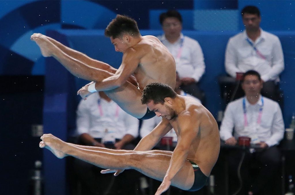 Kevin Berlín y Randal Willars, quedan cuartos, a tres puntos de medalla en clavados París 2024