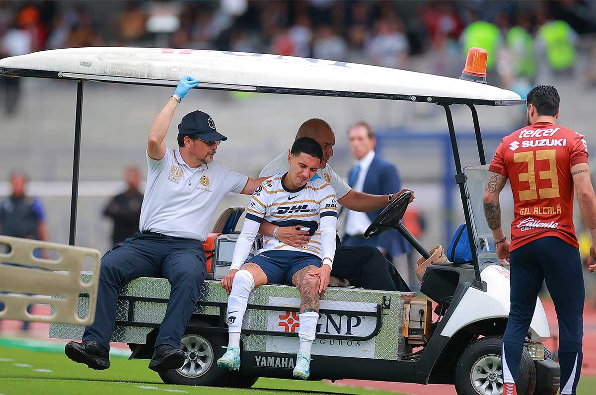 Leo Suárez ¿Qué tan grave es la lesión del jugador de Pumas?