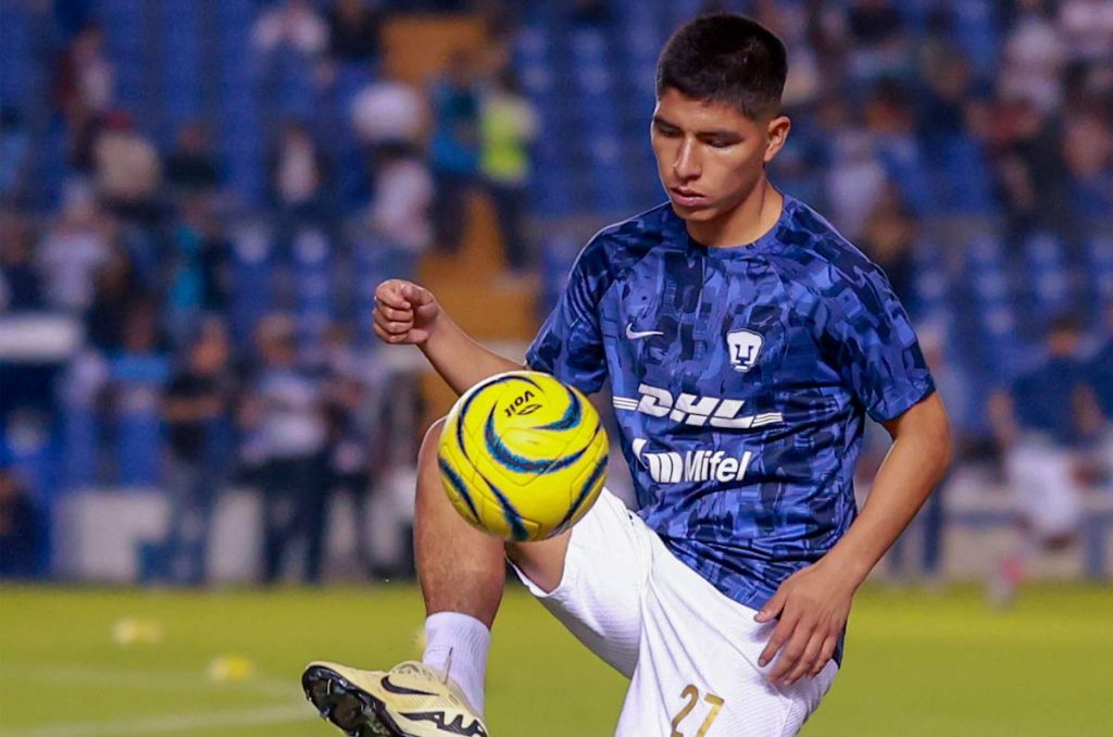 Piero Quispe no termina por despegar con los Pumas de la UNAM