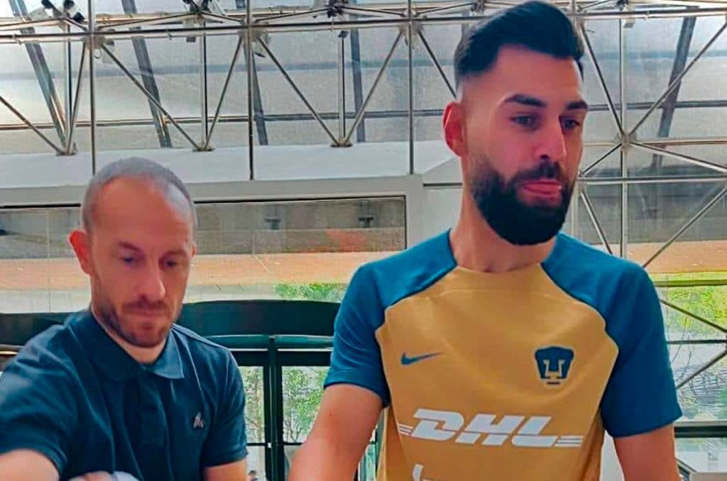 Rubén Duarte ya viste los colores de los Pumas de la UNAM