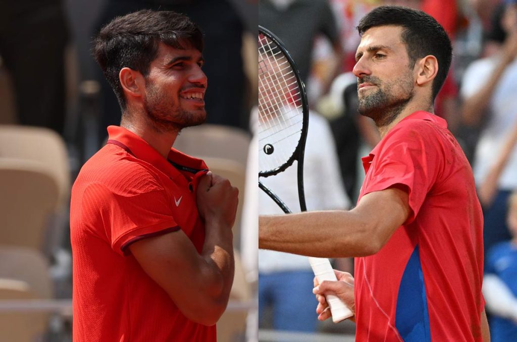 Djokovic vs Alcaraz, por el oro: Cómo y dónde ver en México el tenis olímpico de París 2024
