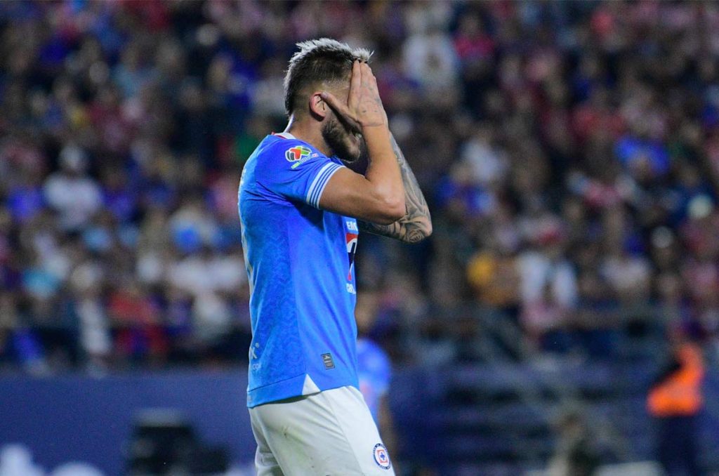 Cruz Azul pierde el invicto y a Gonzalo Piovi vs San Luis