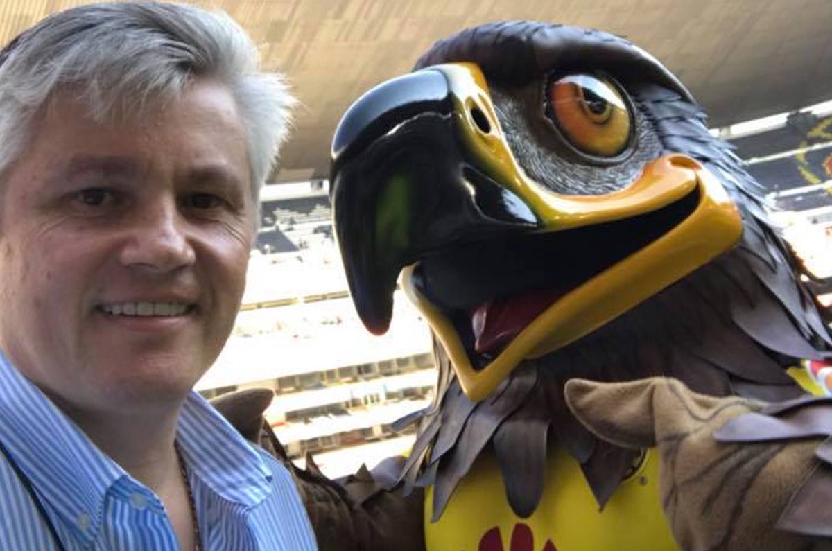 John Sutcliffe. Reportero de ESPN y famoso dueño del grito 