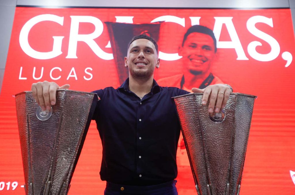 Lucas Ocampos se hizo con dos títulos de UEFA Europa League en su paso por el Viejo Continente