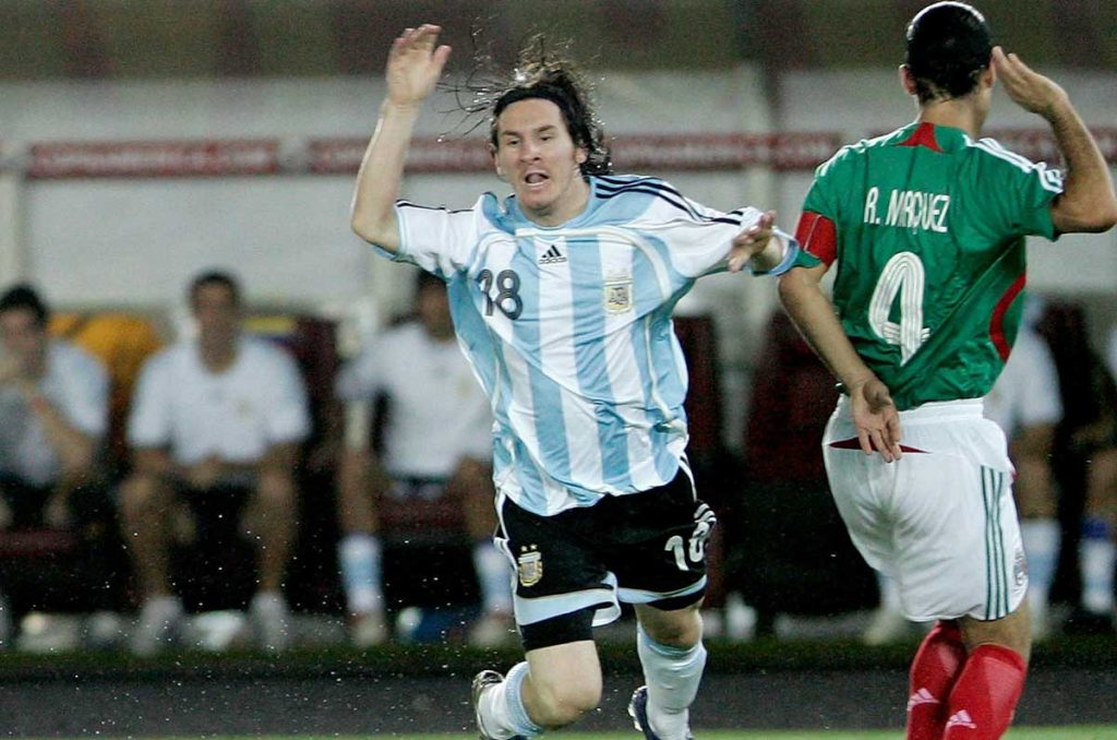 Argentina y Lionel Messi vs la Selección Mexicana en la Copa América 2007