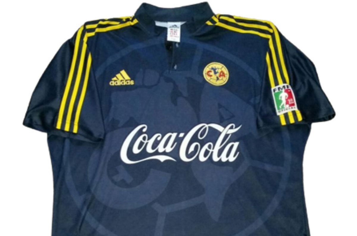 La camiseta del América utilizada en 1999-2000