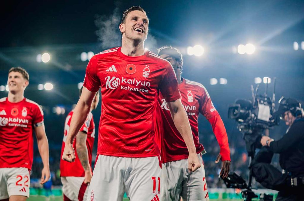 Chris Wood, el delantero goleador del Nottingham Forest en la Premier League
