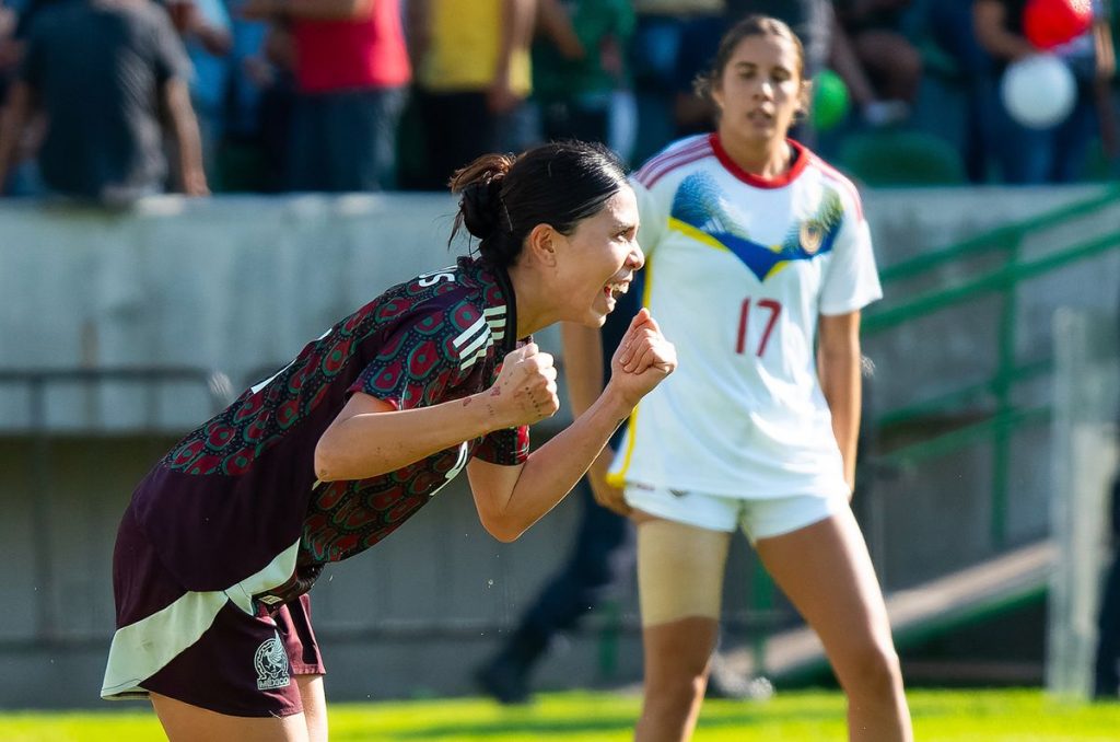México Femenil rompe racha de 6 partidos sin ganar con goleada a Venezuela