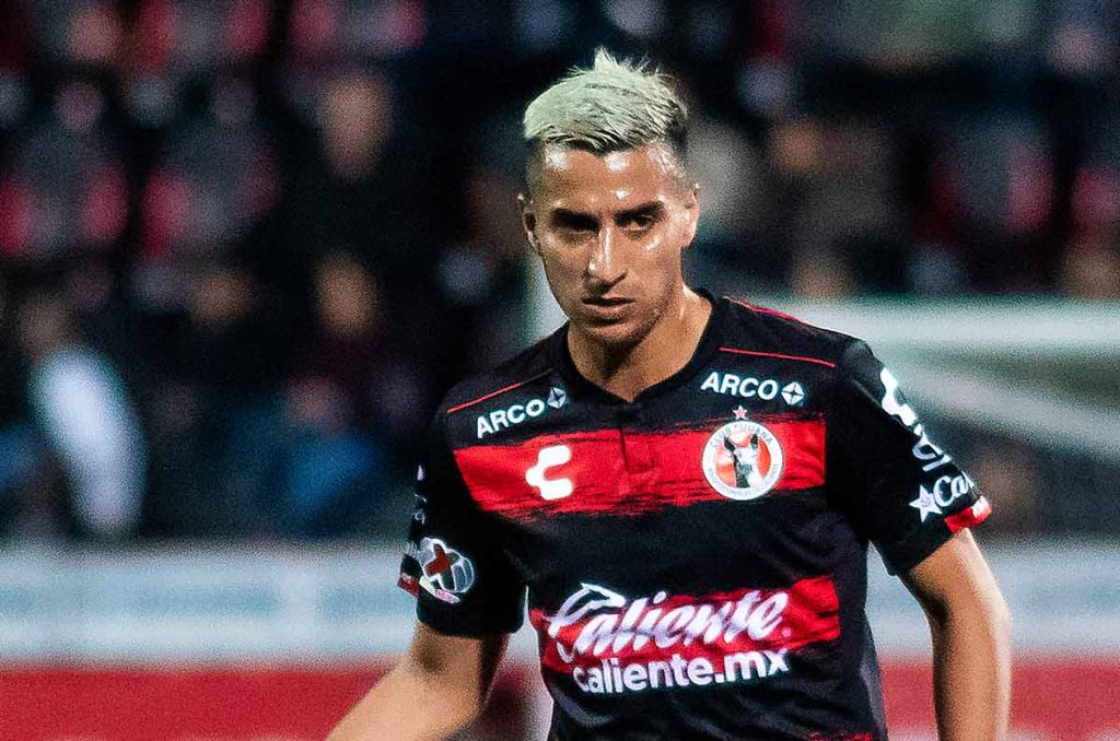 Pulpito González en su paso con los Xolos de Tijuana dentro de la Liga MX