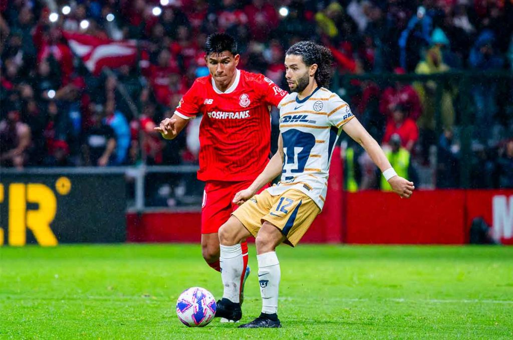 Pumas y Toluca se hacen daño, pero reparten puntos en el Nemesio Diez