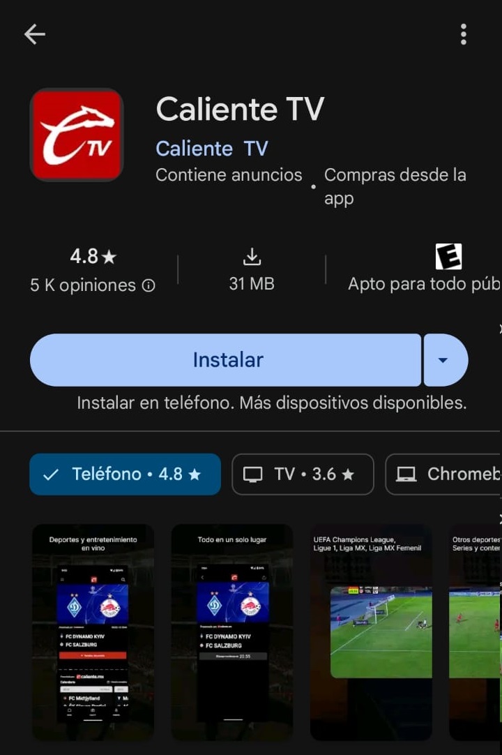 Xolos vs América por Caliente TV: Cómo descargar la app y ver el partido paso a paso