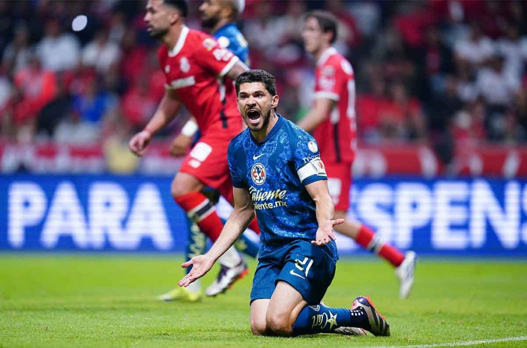 América sufre goleada de escándalo con Toluca y se queda sin liguilla directa