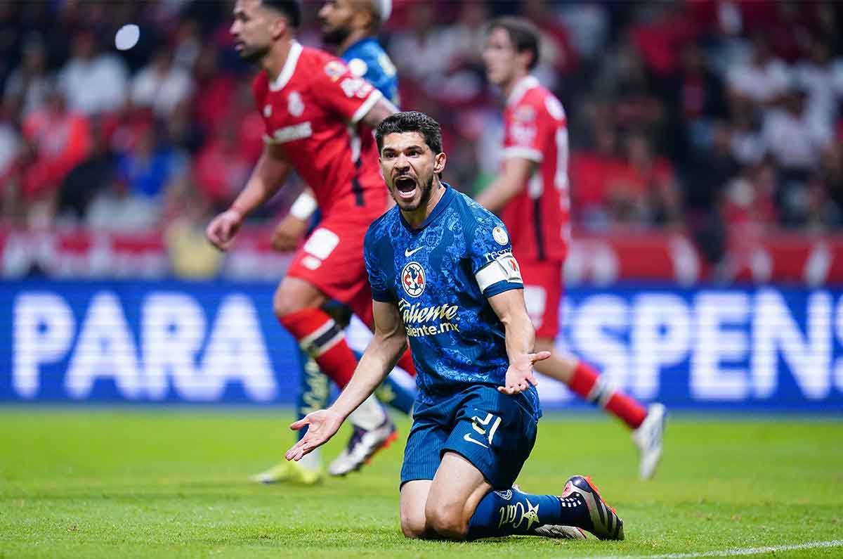 América sufre goleada de escándalo con Toluca y se queda sin liguilla directa