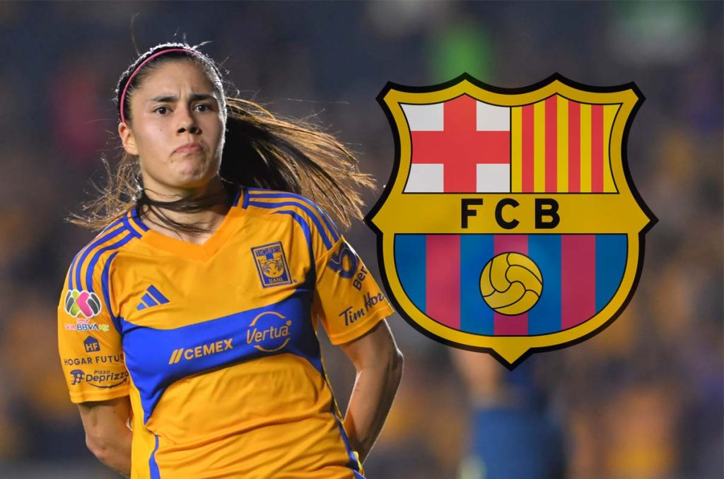La Maga Lizbeth Ovalle de Tigres está en la mira del FC Barcelona