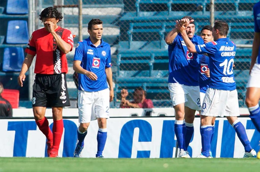 Las pocas goleadas que tiene Cruz Azul sobre Xolos de Tijuana