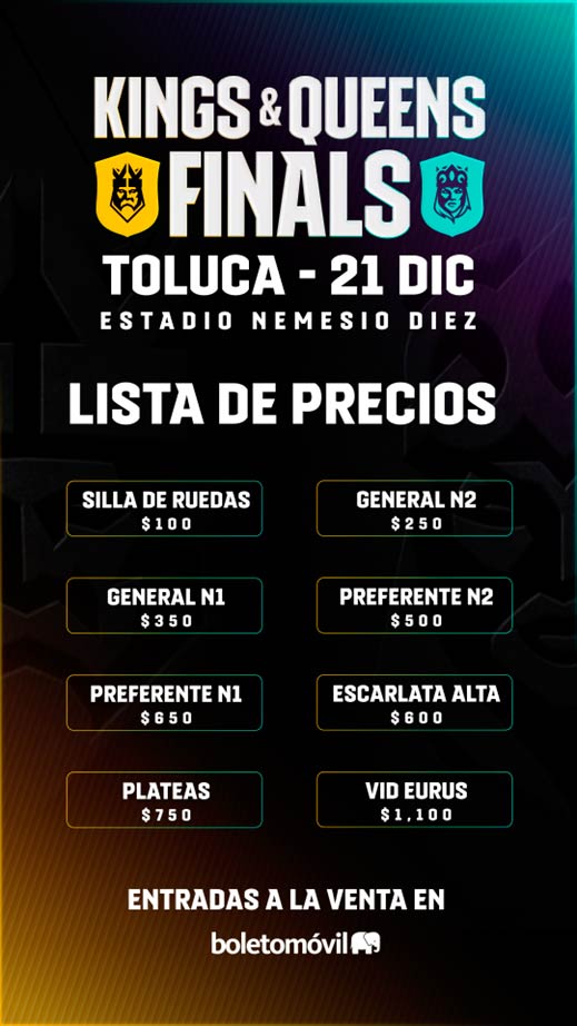 Estos son los precios para las entradas del Final Four Kings League y Queens League