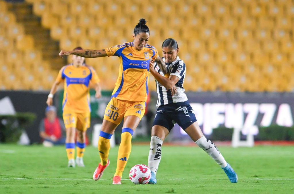 Tigres vs Rayadas juegan la Final de Ida del torneo Apertura 2024 dentro de la Liga MX Femenil
