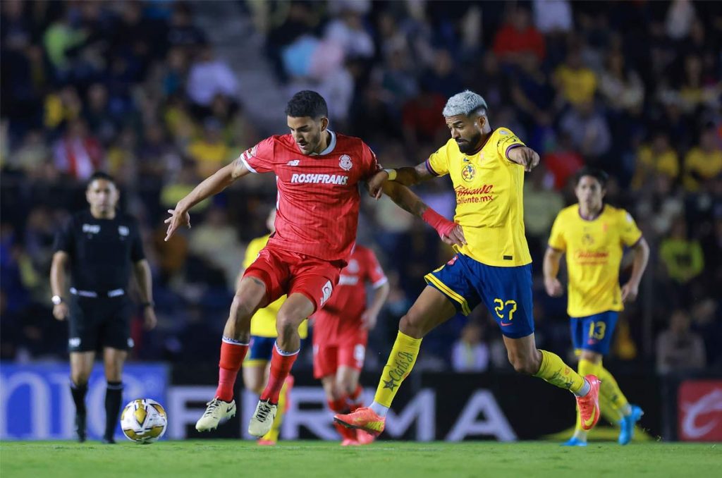 Toluca vs América juegan los Cuartos de Final VUELTA en el torneo Apertura 2024 dentro de la Liga MX