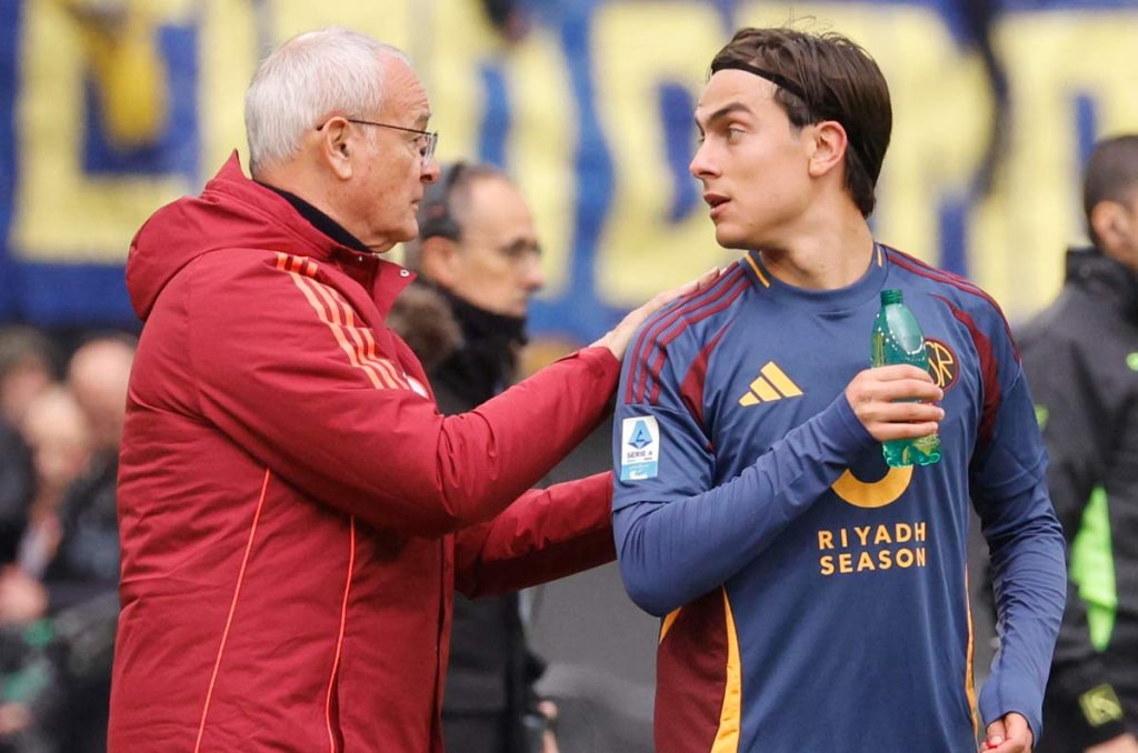 Claudio Ranieri y Paulo Dybala están en busca de sacar adelante al AS Roma en la presente temporada