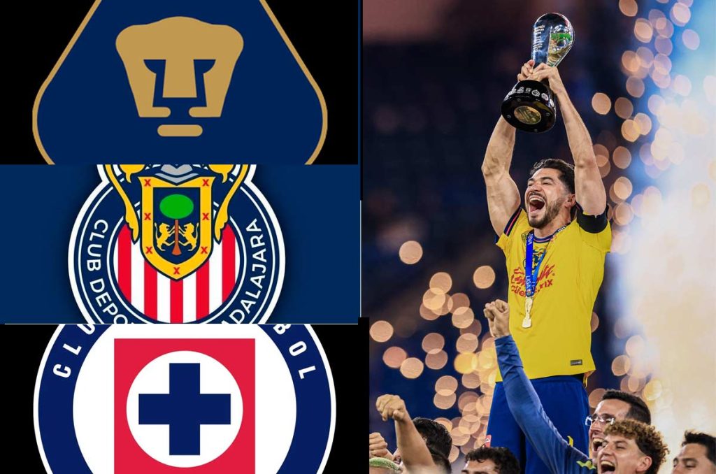Títulos de América propinan duro golpe a Chivas, Pumas y Cruz Azul